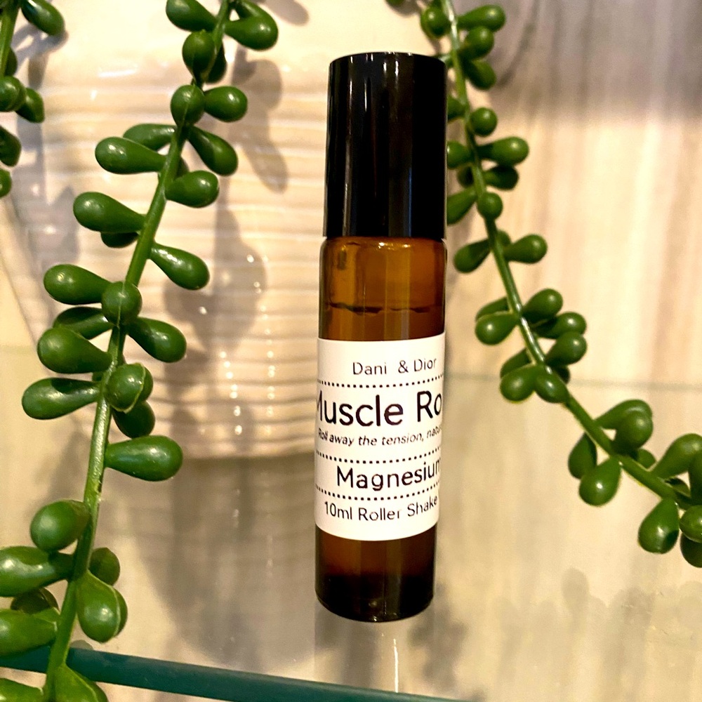 Muscle Roller- Magnesium-10ml - all natural- hand crafted